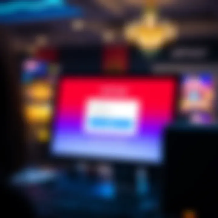 Interface showing login screen with username and password fields on a desktop computer in an Australian setting