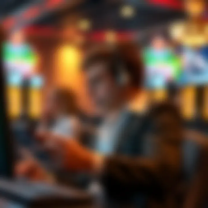 User interacting with online support chat on a digital device