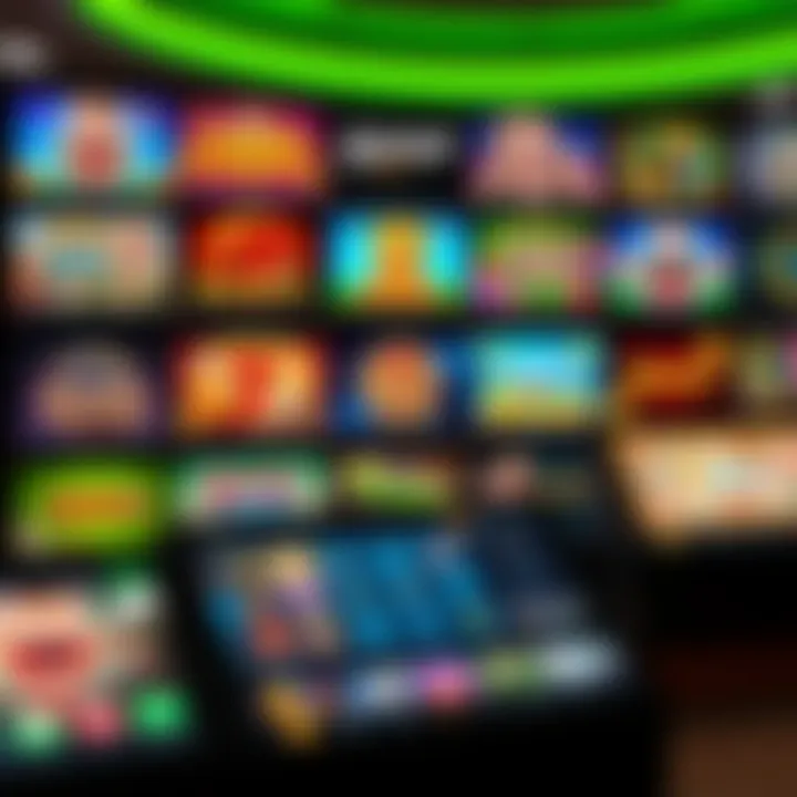 Collection of popular Spinago game titles displayed on digital devices