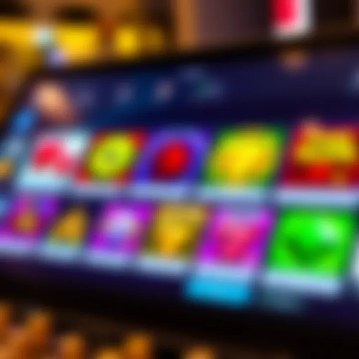 Overview of Spinago Games Variety and Features Colorful icons representing various Spinago game types arranged on a digital interface