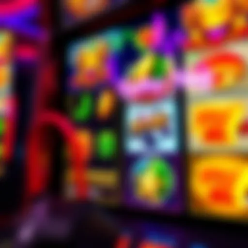 Colorful Spinago pokies game screen showing vibrant symbols and exciting bonus features