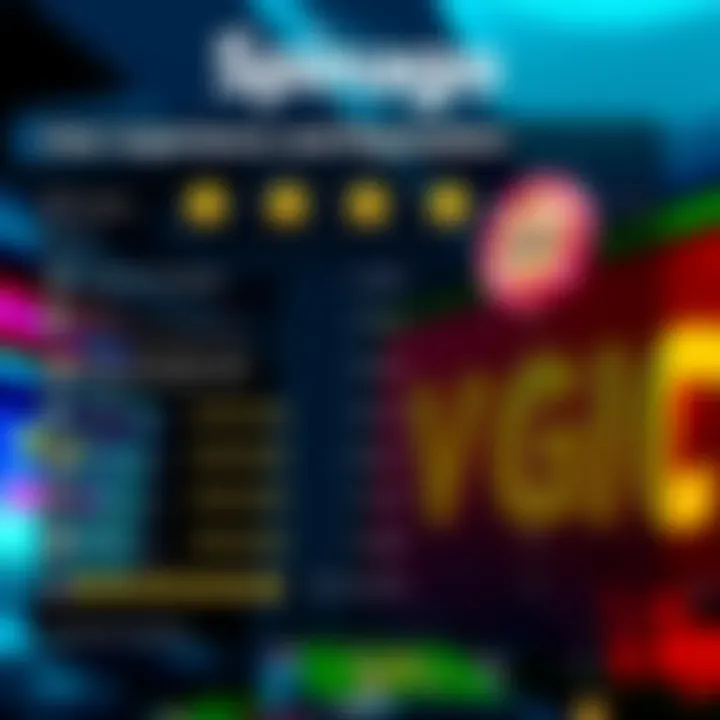 Graphic showing user feedback and ratings highlighting trust and reputation