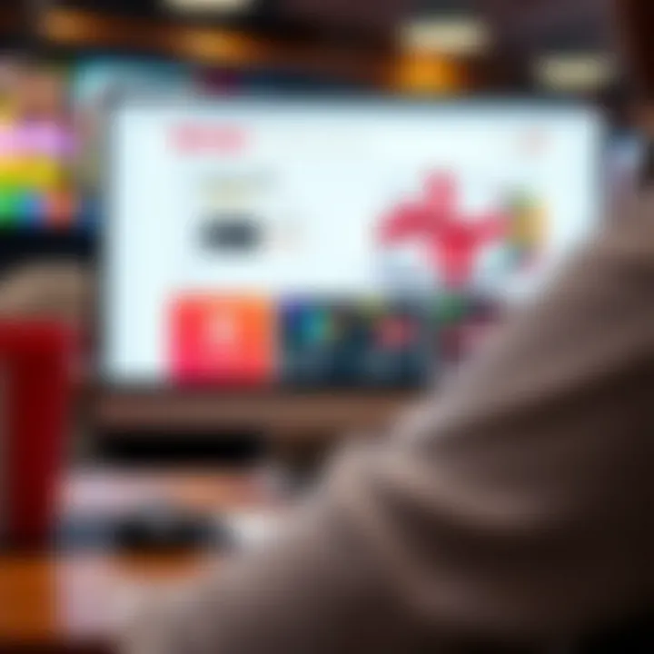 Illustration showing a computer screen displaying an online shopping website with promo codes highlighted