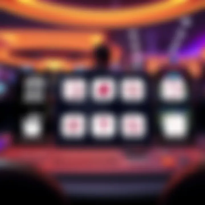 Illustration of a secure online casino platform displaying Australian legal compliance and responsible gambling icons