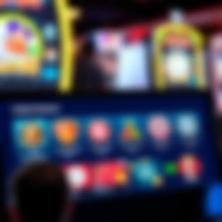 Illustration of a secure online casino website interface highlighting trusted features and responsible play icons