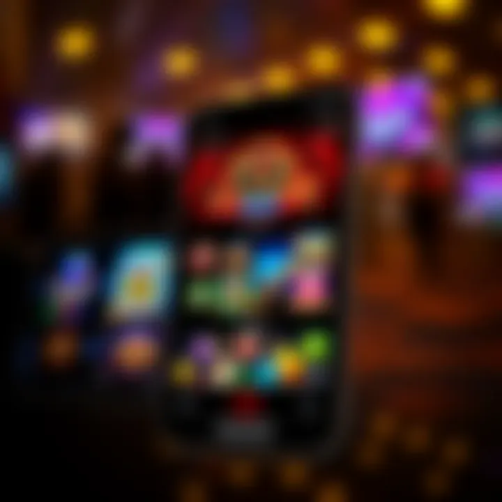 User interface of Spinago Casino app showing a variety of slot games on a mobile device