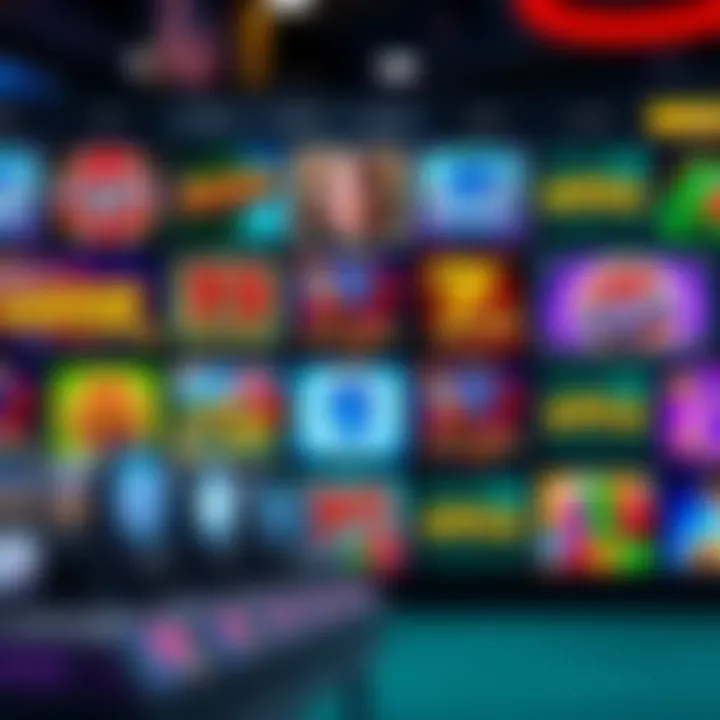 Online casino interface showcasing a variety of slot games on Spinago platform