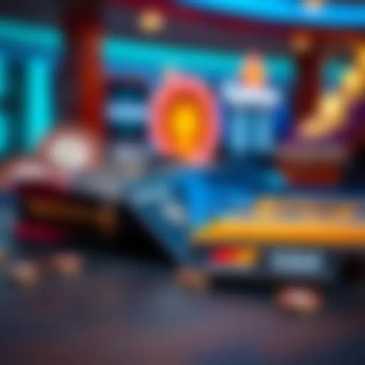 Digital wallet and credit cards representing multiple payment options for Spinago casino players