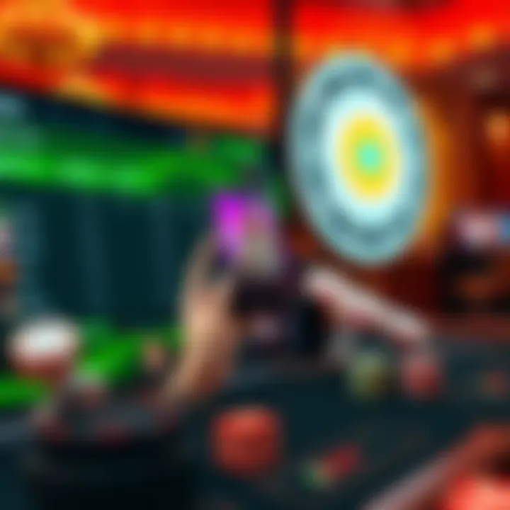 Secure online casino platform with user-friendly dashboard and visible customer support features