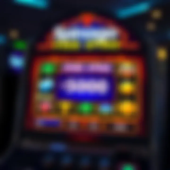 Digital slot machine interface showing free spins bonus activation