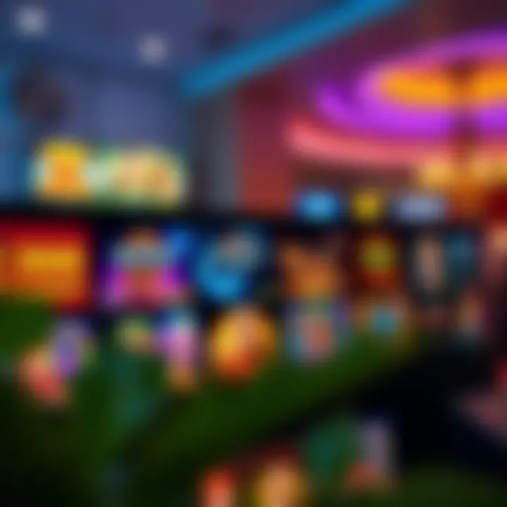 Spinago casino interface displaying a variety of slot games with vibrant graphics