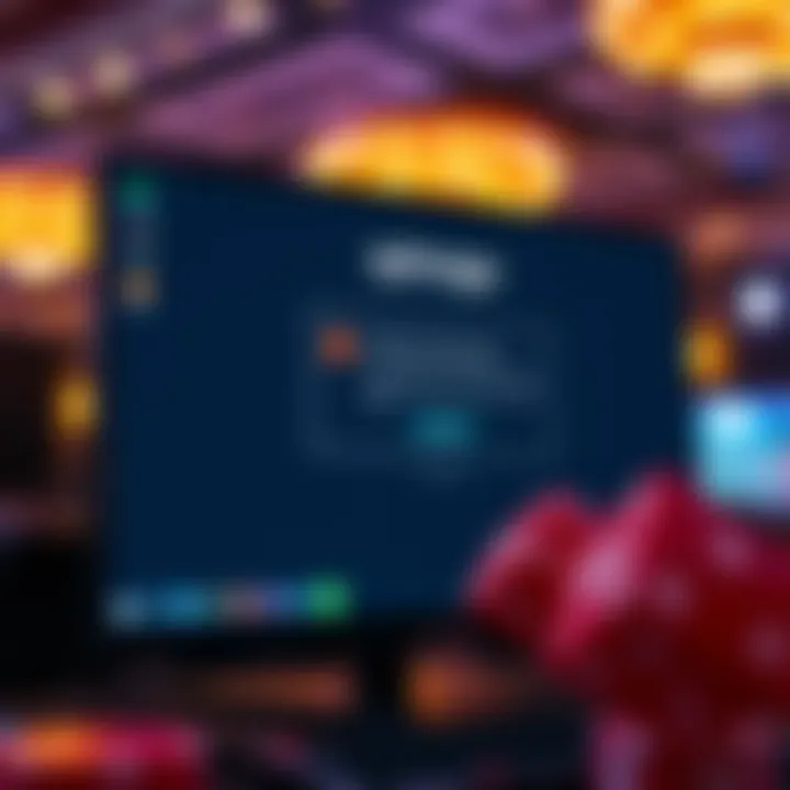Spinago Application Showing Error Notification A computer screen displaying Spinago application with an error notification and troubleshooting icons