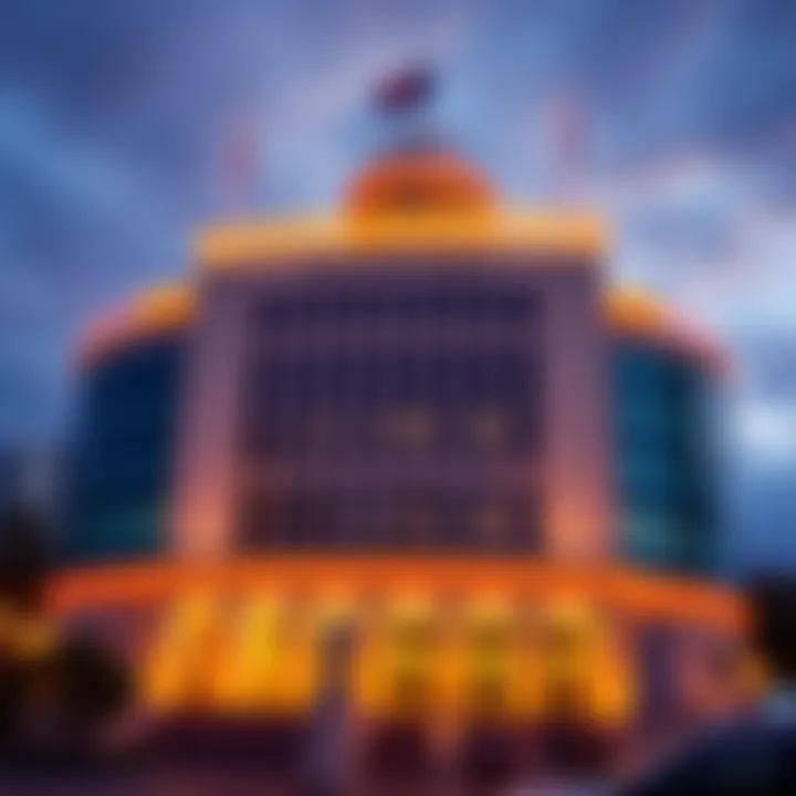 Regulatory building representing Australian government oversight of Spinago products