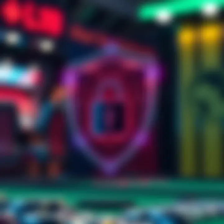 Maintaining Security for Spinago Accounts Digital shield symbolizing protection of personal data in online accounts