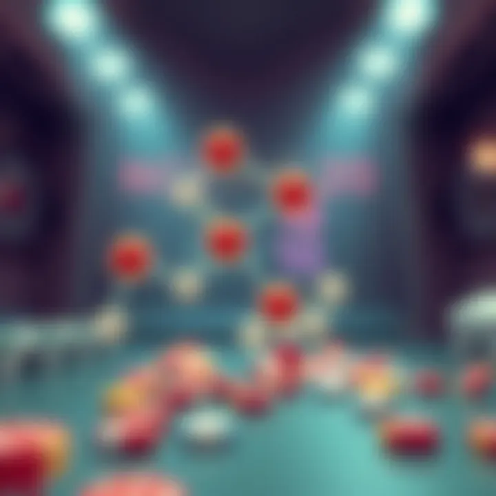 Illustration showing the molecular structure and mechanism of action of Spinago 20 medication