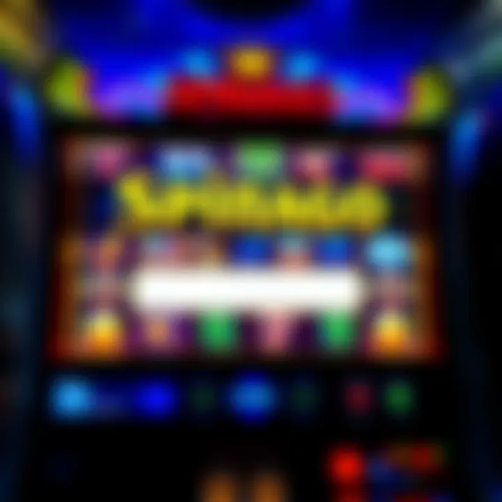 Illustration of a colorful digital slot machine interface highlighting a no deposit promo code entry field