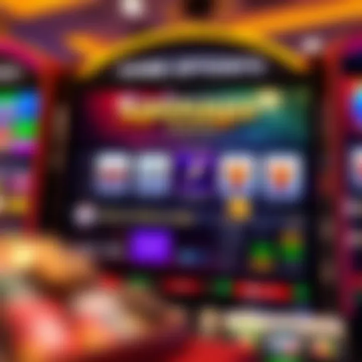 Colorful Spinago pokies interface showing various game options and vibrant reels