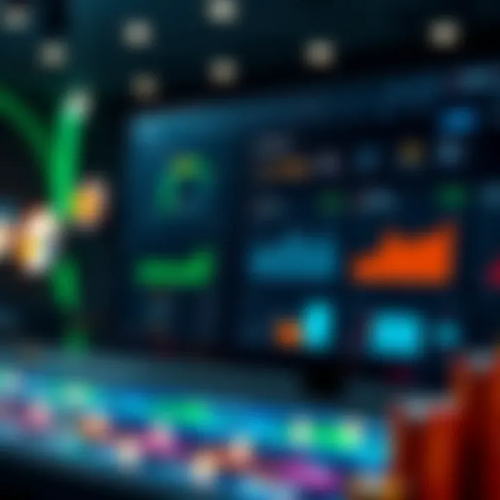 Dashboard displaying Spinago VIP software interface with charts and workflow automation tools