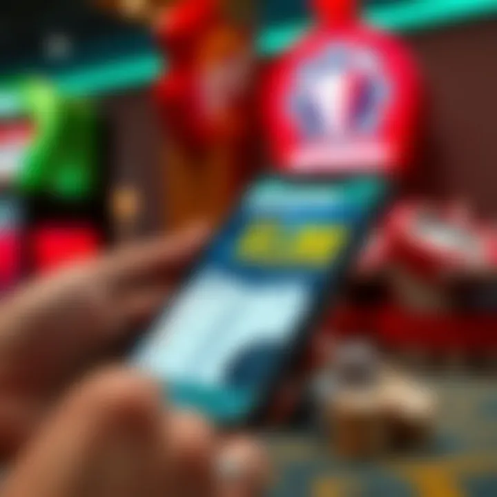 Illustration of a mobile device displaying special offers and bonus promotions on Spinago platform